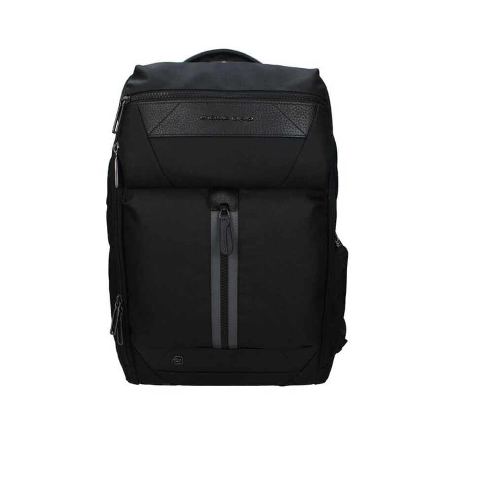 Piquadro Black Fabric Men's Backpack